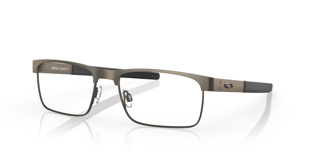 Oakley Eyeglasses Online Philippines - Pewter Frame Metal Plate™ Ti Narrow  - Adjustable Nosepads