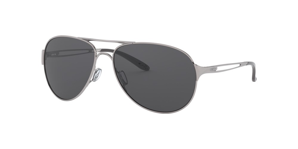 Oakley Caveat Polished Chrome Frame Grey Lens Sunglasses New OO4054 –  sasy420